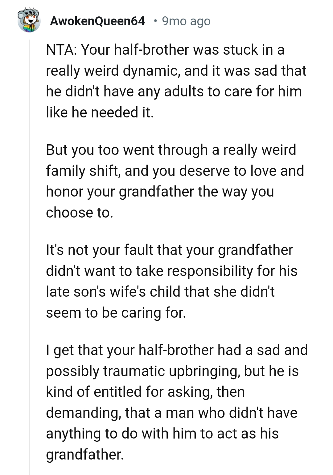 A Really Weird Family Shift