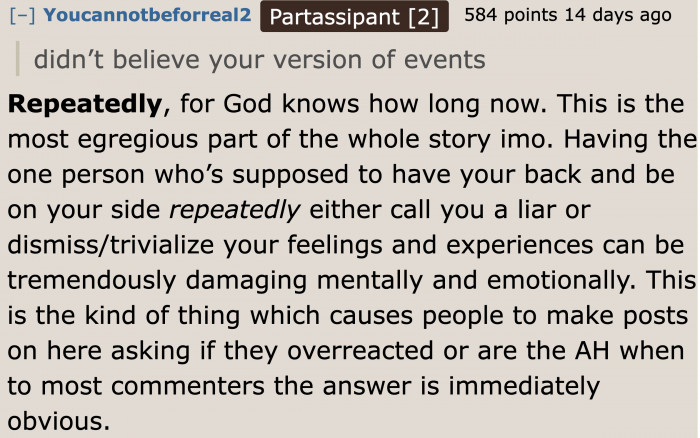 We just hope the husband does something about this now that he knows the truth.