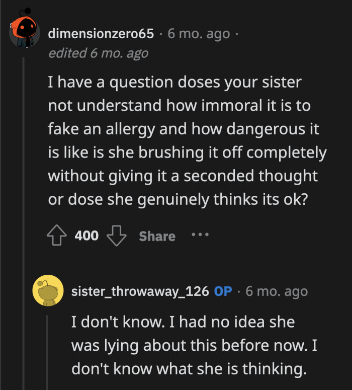 She clearly didn't think there was anything wrong with it if she went as far as to wear a medical bracelet.