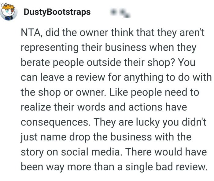 And the comments continues to roll in...