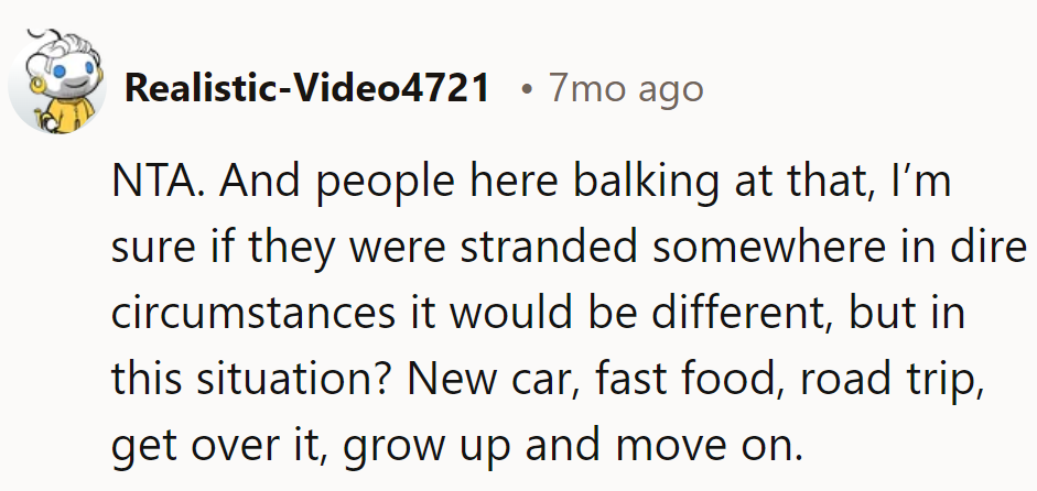 It's a fast-food fuss, not a survival saga. Time to move on and enjoy the ride.