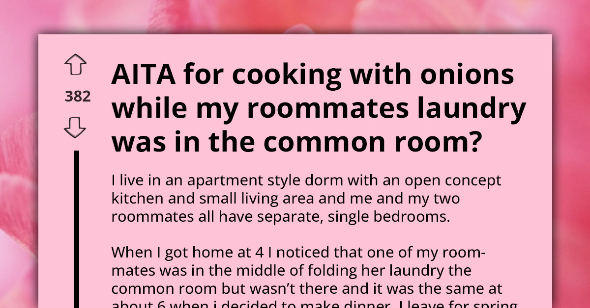 Roommate Demands Payment After Claiming Cooking Onions Ruined Her Laundry