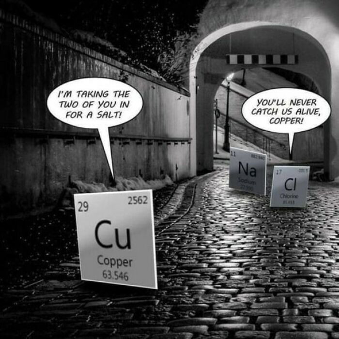 24. Ahh, yes, periodic table puns