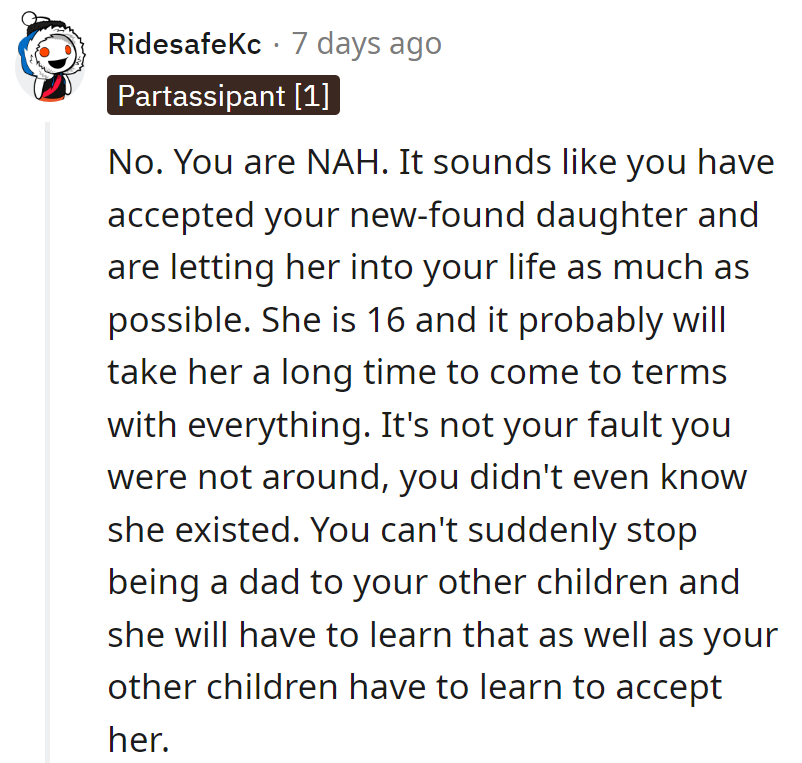 Welcome to Dad's juggling act, where every kid gets a turn. Patience, it's a full house now.