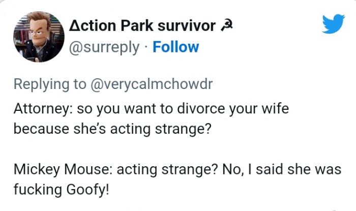 I don't want to divorce my wife because she's strange