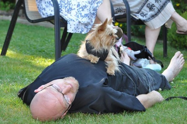 Could it be for security purposes when their human dozes off?