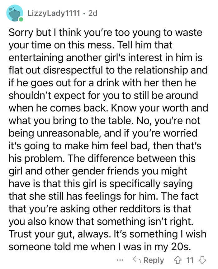 “Know your worth and what you bring to the table.”