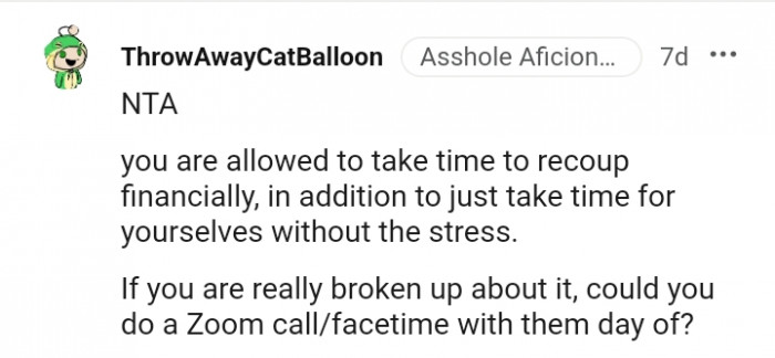 Take some time for yourselves without the stress