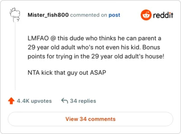 The guy needed to be kicked out.