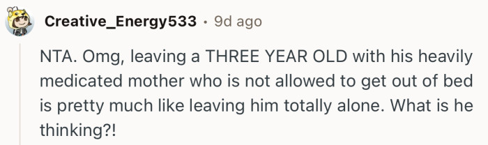 “NTA…What is he thinking?!”
