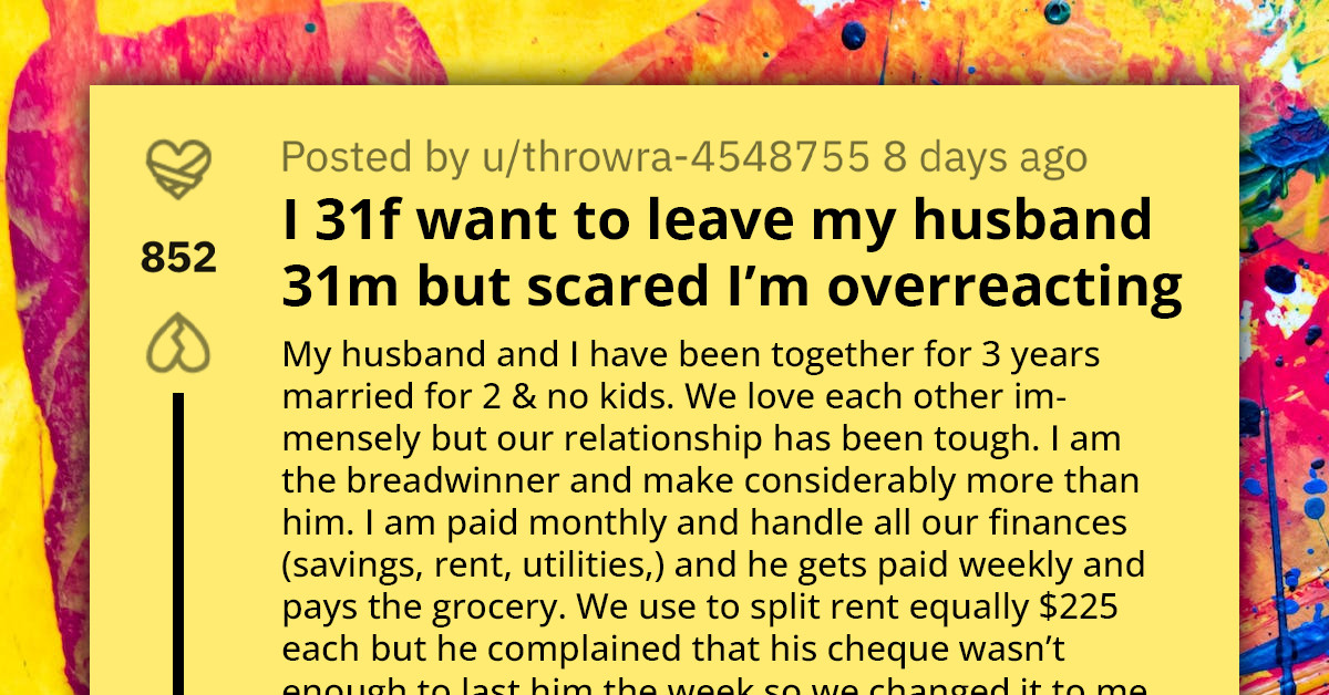 Husband Who Brings Nothing But Gloom Into His Marriage Cries Crocodile Tears Every Time His Breadwinner Wife Attempts To Leave Him