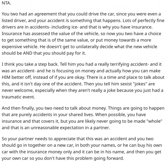 12. They should have a heart-to-heart conversation about all her concerns.