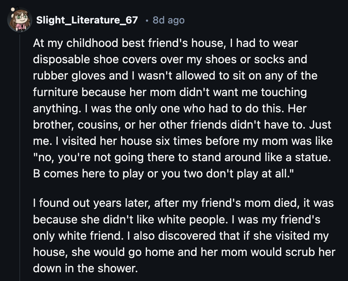 27. Ah, the rule was racism.