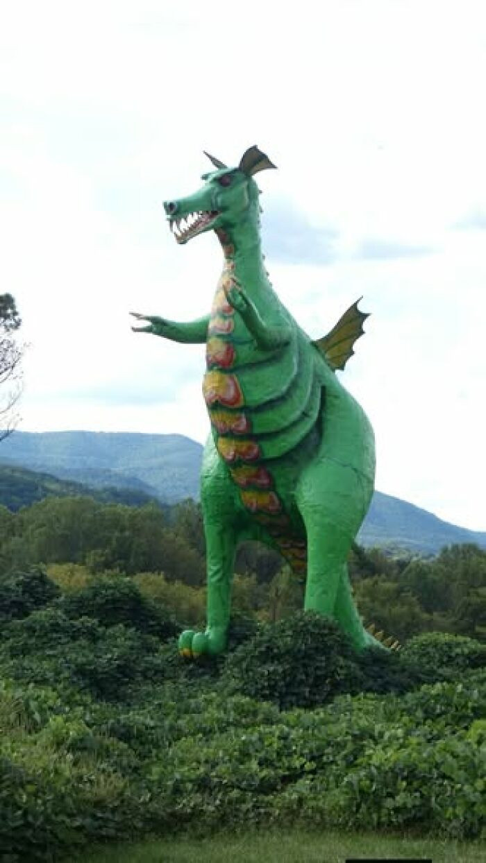 "Big Green Dragon. Caryville, Tennessee"