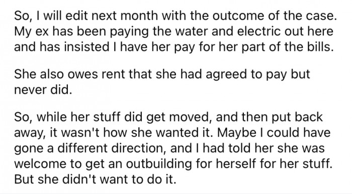 The OP says she will update her post again with the outcome of her case.