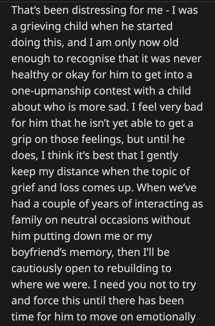 There is a gentle but firm way of handling the situation.