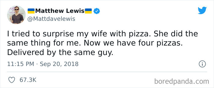 38. The best kinds of surprises are usually cheesy.