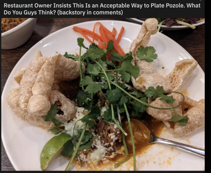 11. Deconstructed sounds like an excuse for a failed attempt.