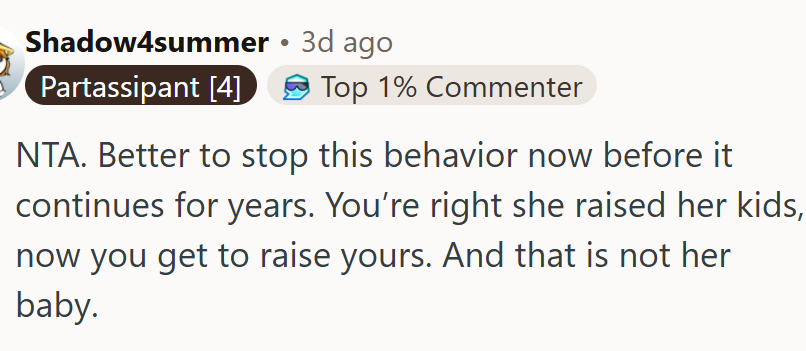 It is better to stop it now before it snowballs...