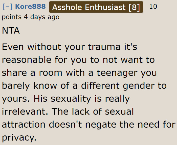 The guy being gay is irrelevant. This is invasion of privacy!