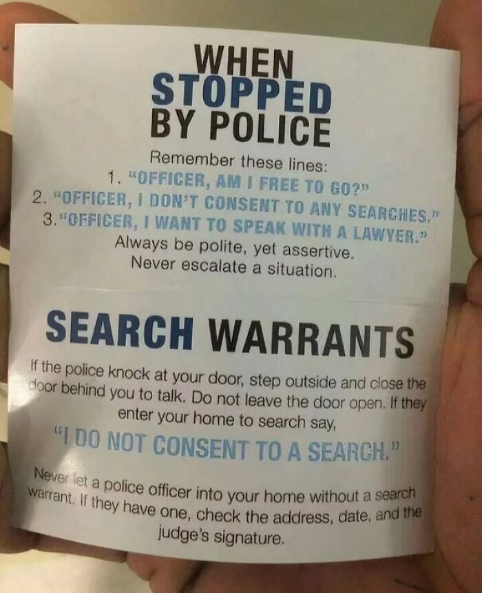 32. A Cool Guides Tips For Police Encounters