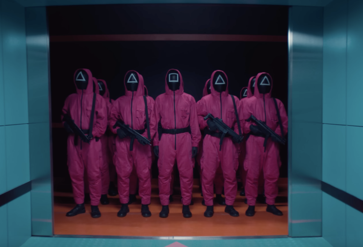 The guards, intimidating as ever, were highlighted in the teaser released by Netflix.