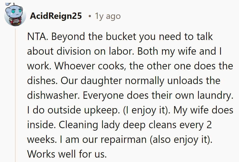 Household choreography: a perfect harmony in action!