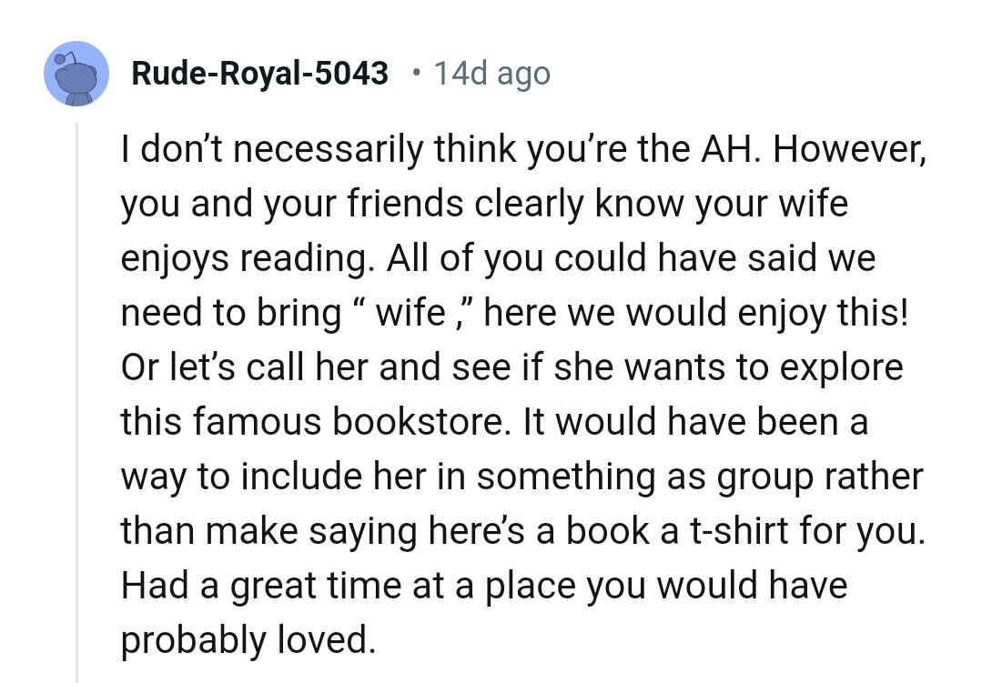 Calling her to see if she wants to explore