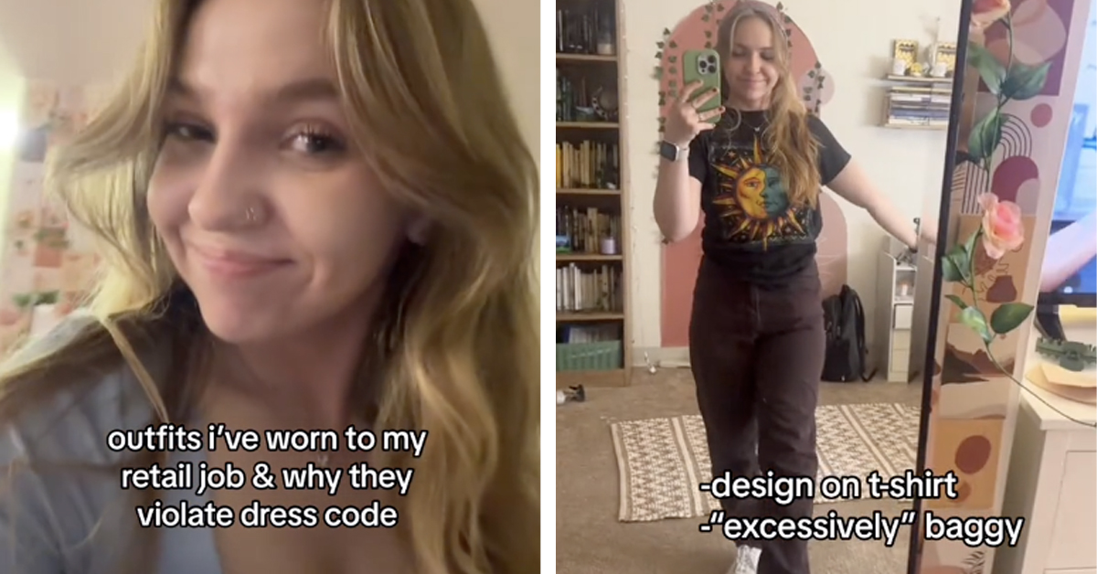 Girl Goes Viral After Showing Outfits That She Got "Dresscoded For" And Sent Home