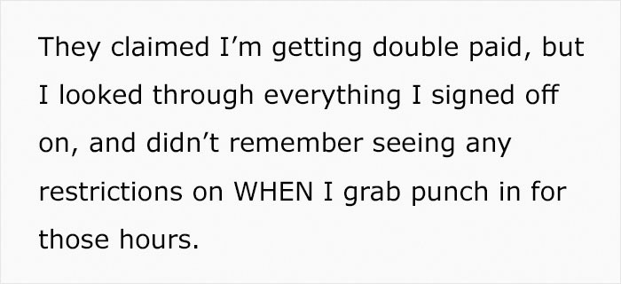 I'm Getting Double Paid