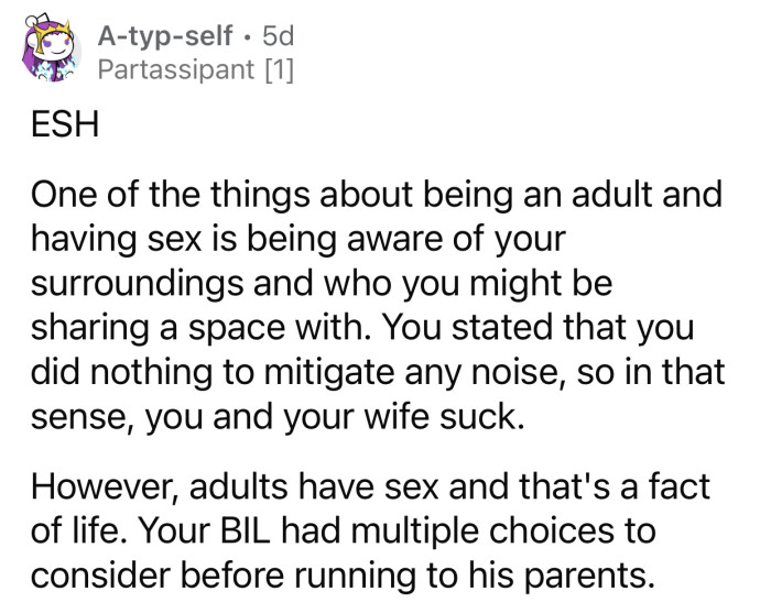 OP should have made sure they weren't being too loud.