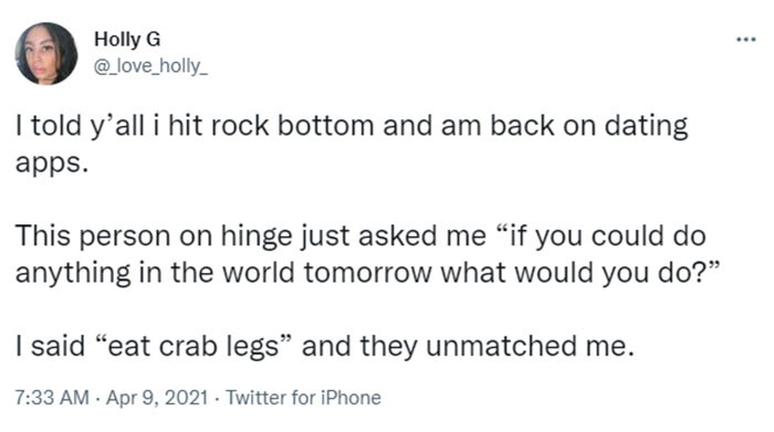 5. Got some beef with crab legs?