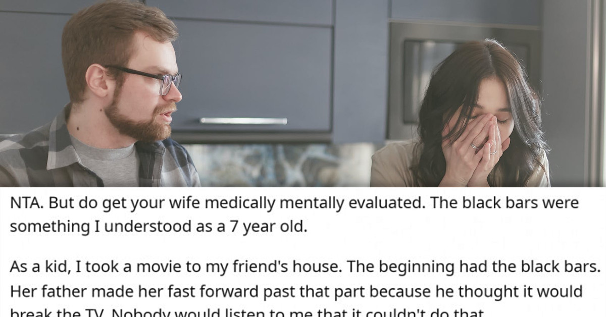 Wife Angry at Husband for Letting Her Look Stupid in Front of Their Friends When Speaking About 16:9 TV Ratio