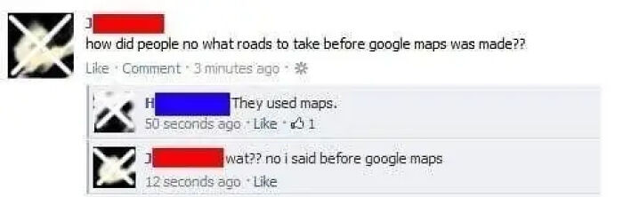 7. They used maps but not Google Maps