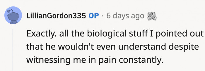 He thinks you're hamming it up, OP