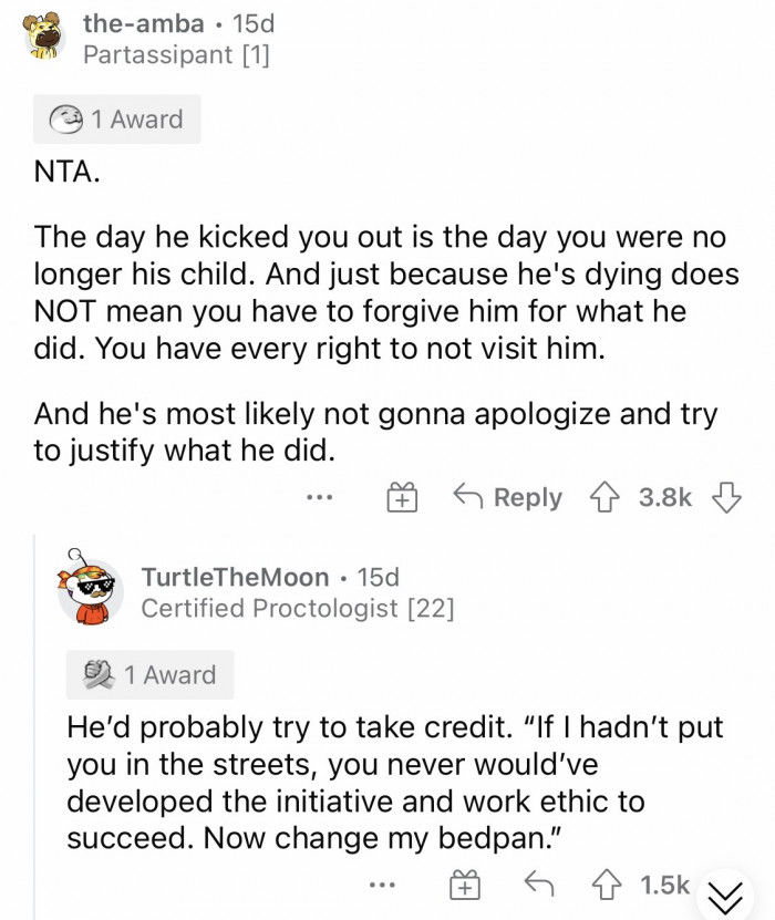 Your feelings are valid; you don't have an obligation to forgive him.