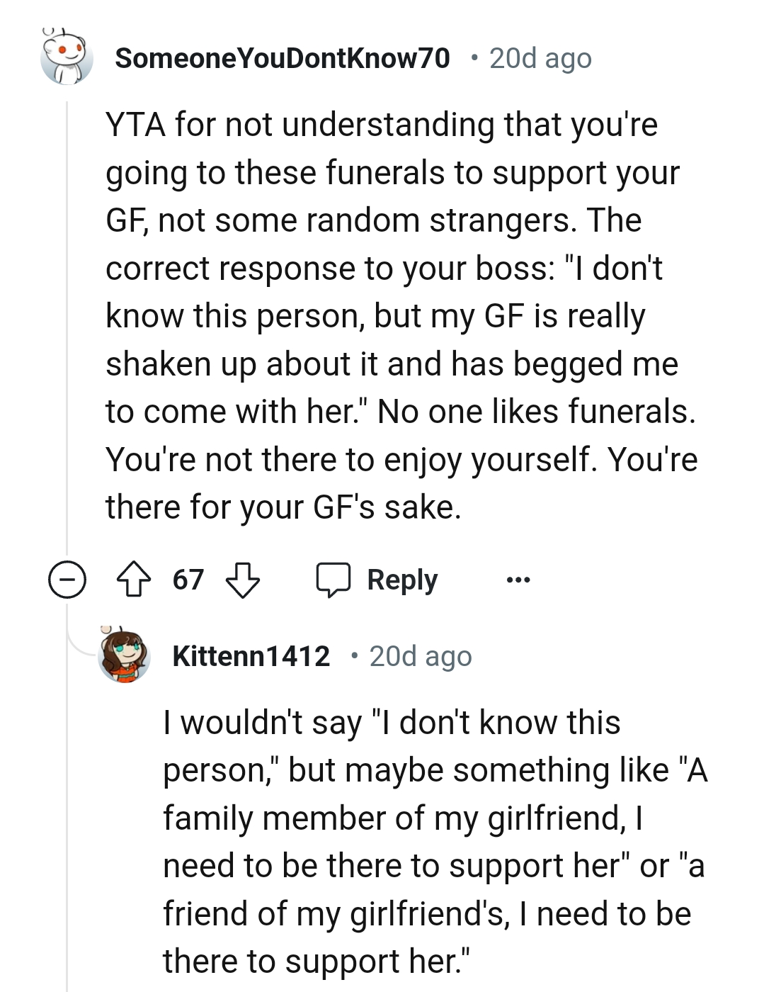 I don't know this person