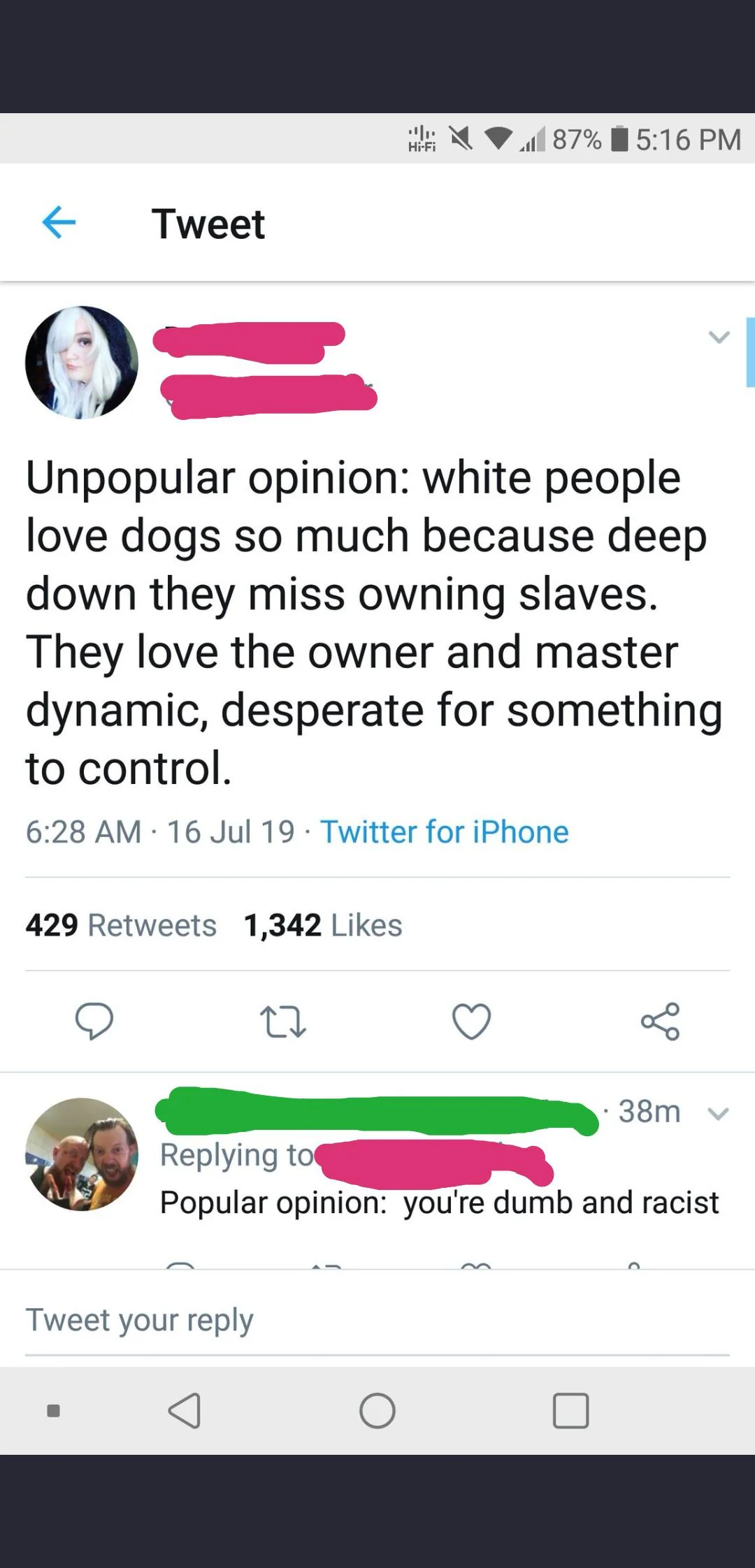 Here's the post in question...