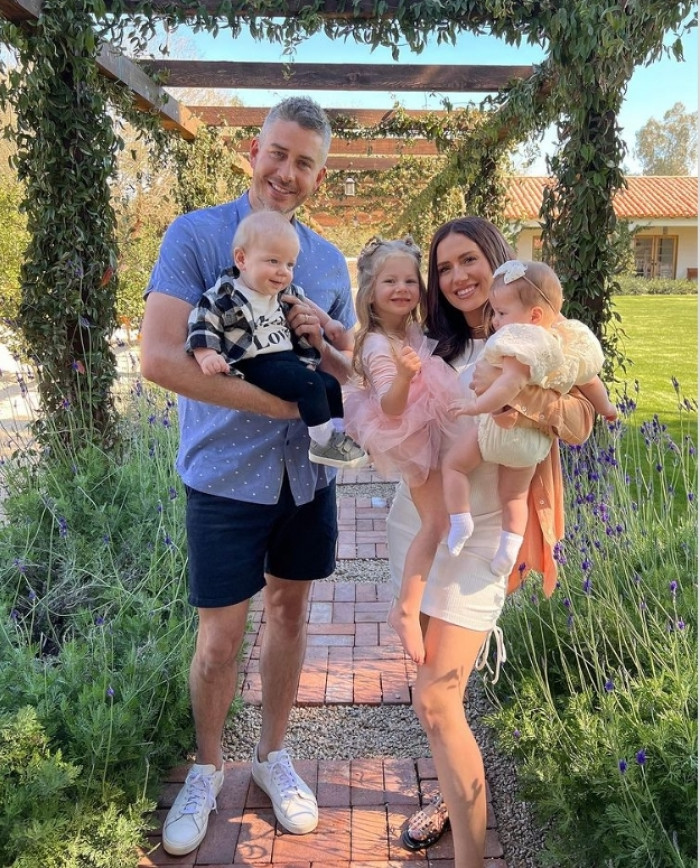 4. Arie Luyendyk Jr. and his wife, Lauren, have closed the baby book after having daughter Alessi and twins Senna and Lux