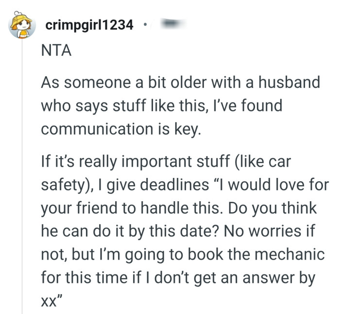 This Redditor has found that communication is the key