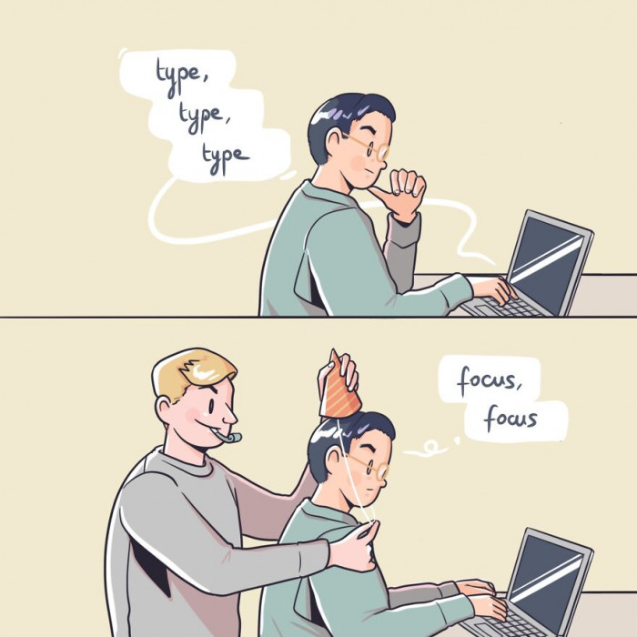 1. Can't come to the party, so bringing the party to you