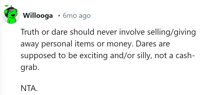 Truth or Dare: Not a Pawnshop. Keep It Fun, Not a Cash Grab!