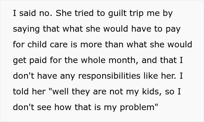 They are not my kids