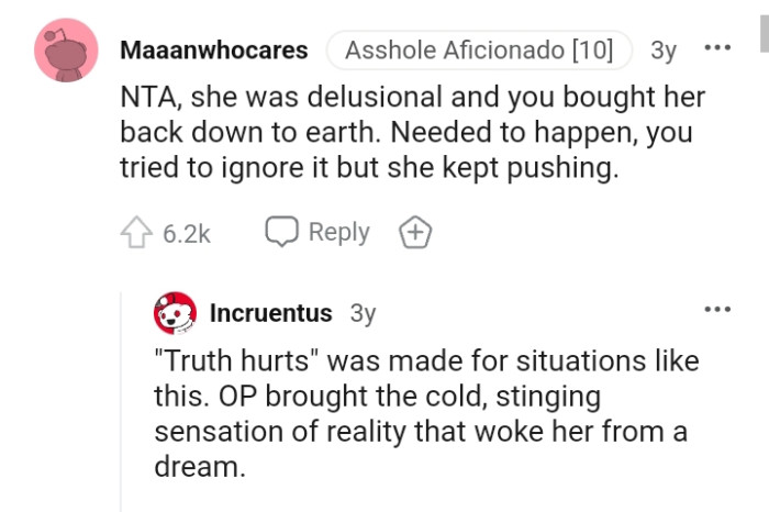 You tried to ignore it, but she kept pushing