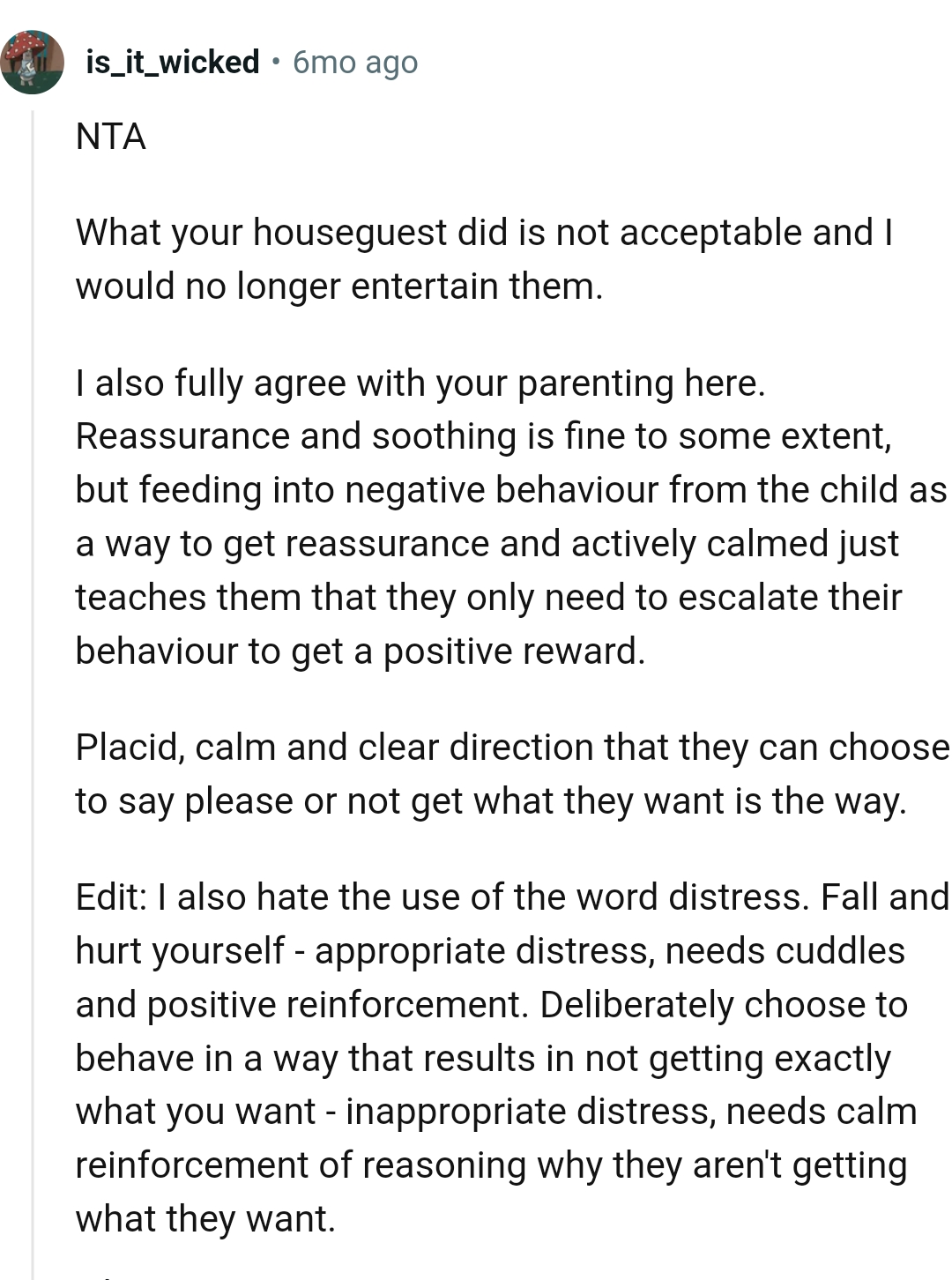 A calm and clear direction