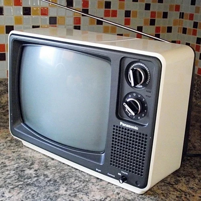 10. Black and white TVs