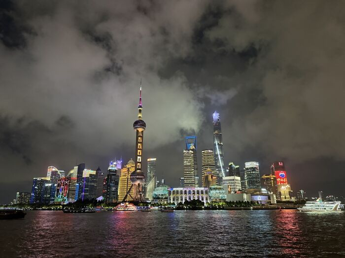 "Skyline By Night, Shanghai"