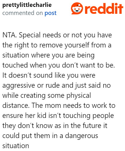 The OP's Boundaries Are Being Disrespected, So She Has Every Right to Remove Herself from an Uncomfortable Situation.