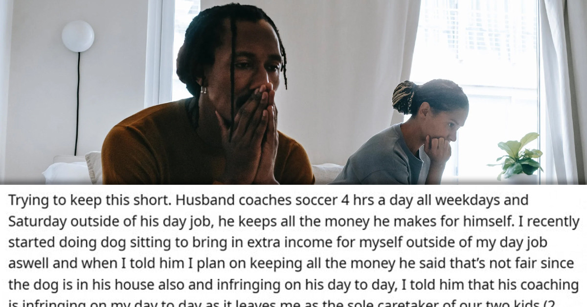 Wife and Husband Both Have Side Jobs, and Husband Decides That Wife's Income Should Be Split with Him