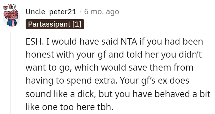 He should have been honest